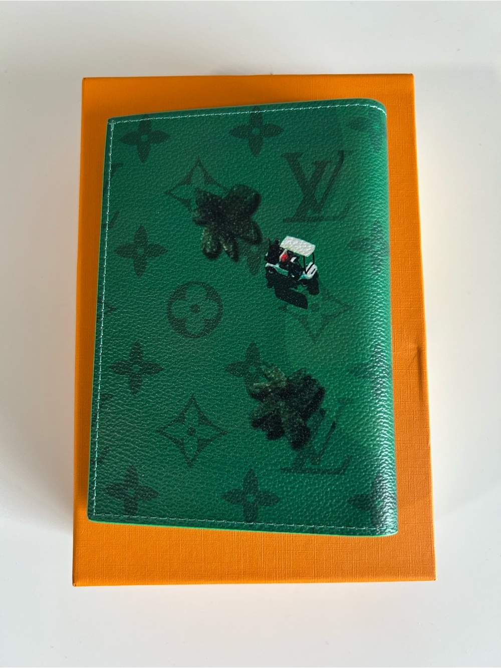 Louis Vuitton Golf Green Passport Holder - Picture 2 of 4
